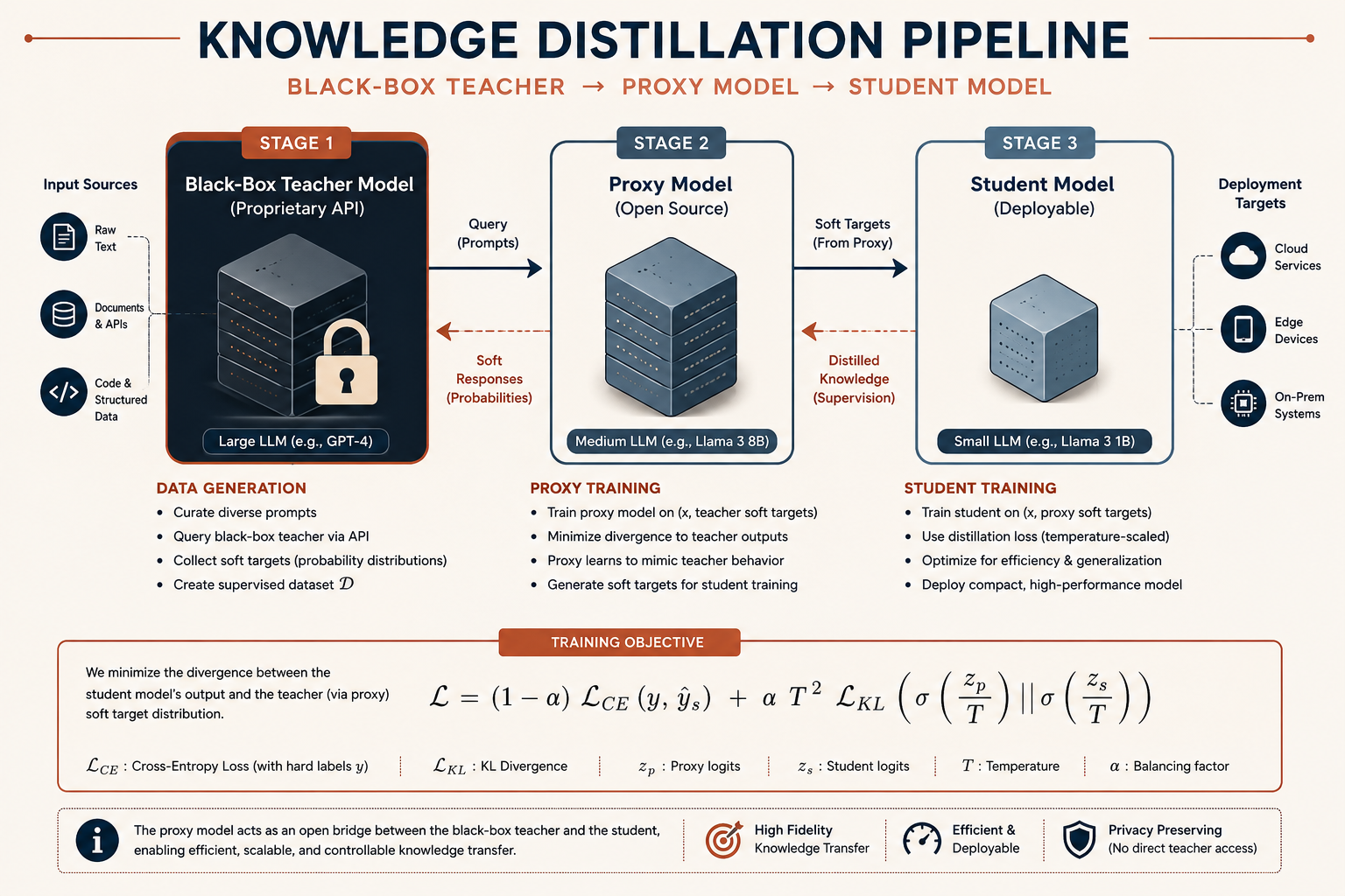 Proxy-KD Architecture Diagram